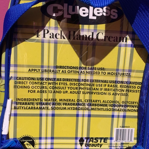 Clueless Mini Backpack Set Of 4 Hand Creams By Taste Beauty - Picture 3 of 4